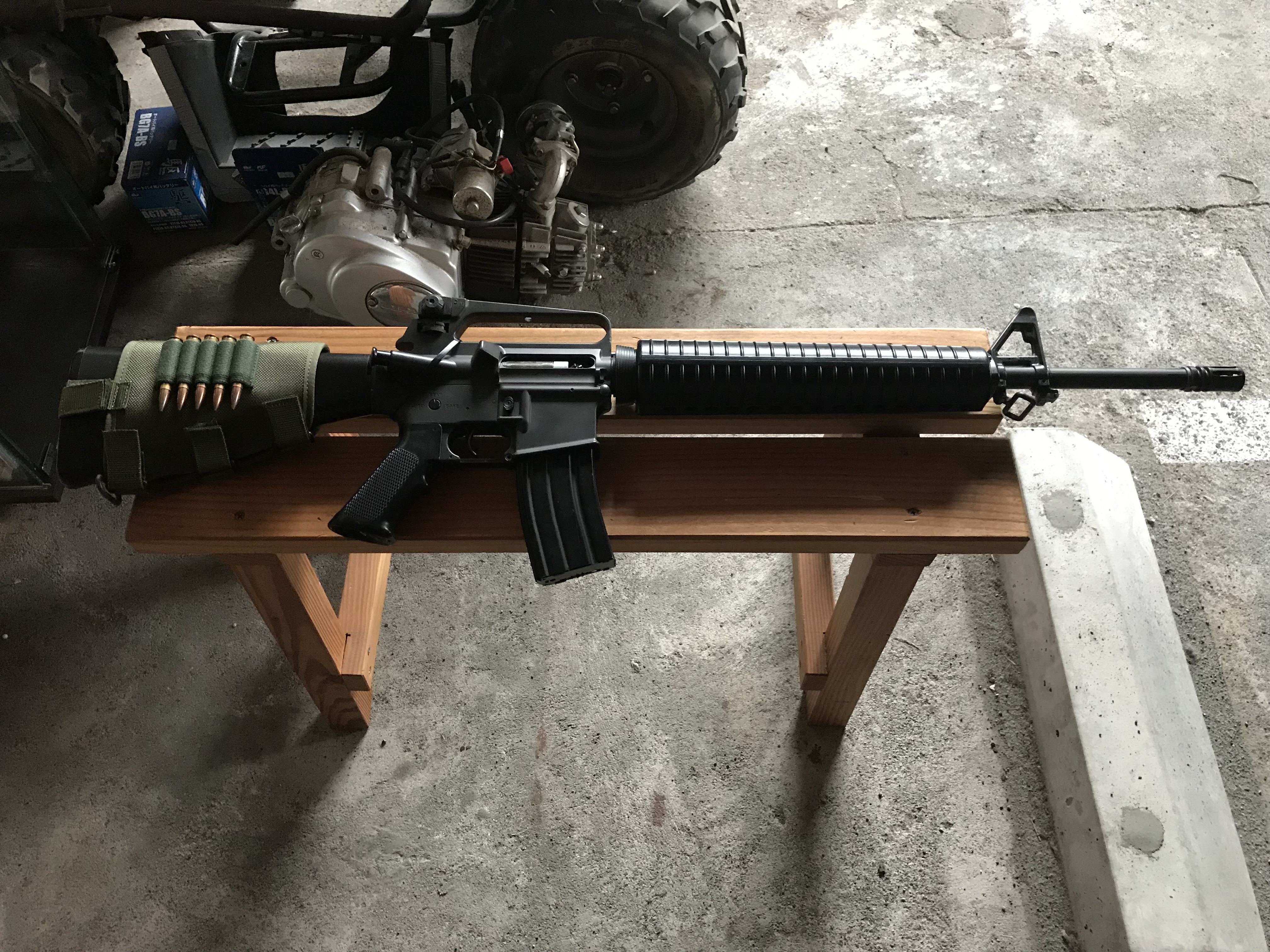 M16カスタム作業4｜大自然の中で出来るサバゲー｜山中合戦場